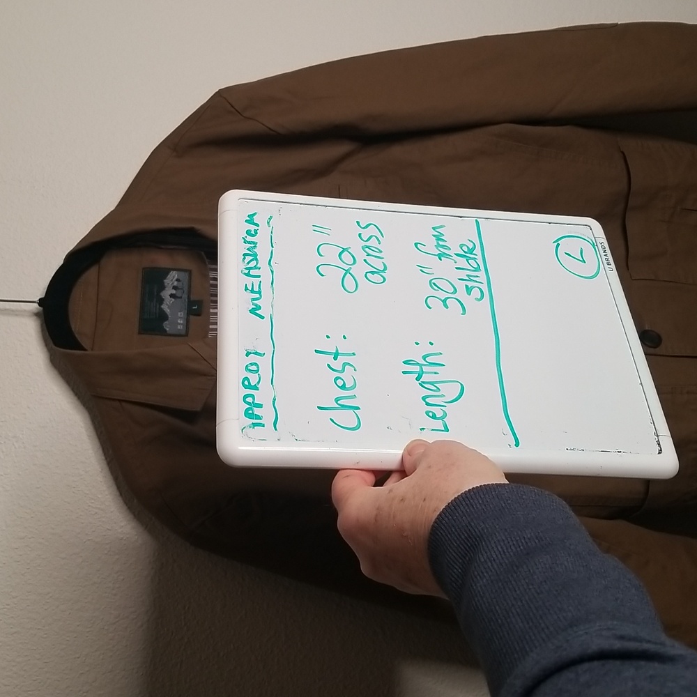 Jeep Outfitters 100% cotton Weather Repellent tan Jacket blazer L - Picture 9 of 9